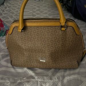 GUESS Brown and Tan Women's Bag